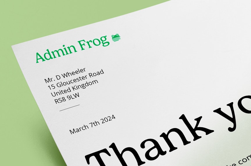 admin frog branding